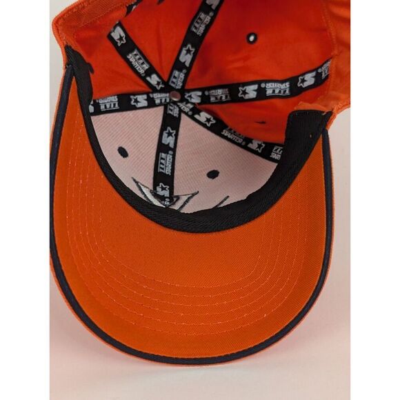 VINTAGE Virginia Hat Cap Mens Orange Wahoos Flex Fit Football Starter Adult - Picture 8 of 8